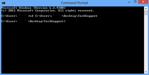 Command Prompt Window